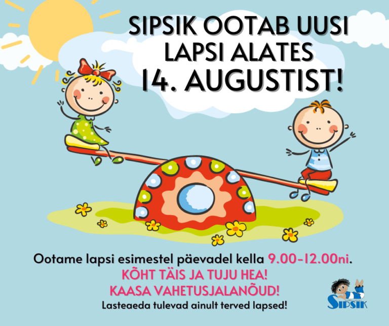 Sipsik ootab uusi lapsi!